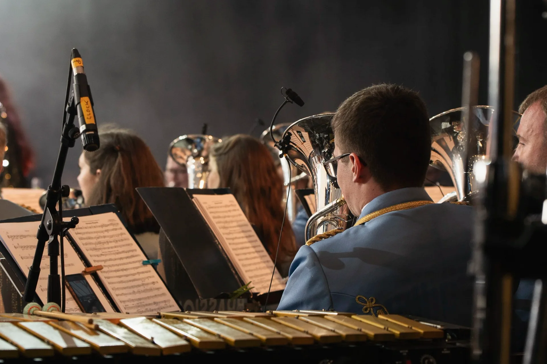 KNDS Fairey Band musicians performing as part of Brassique